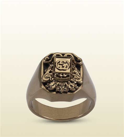 gucci ring mens gold